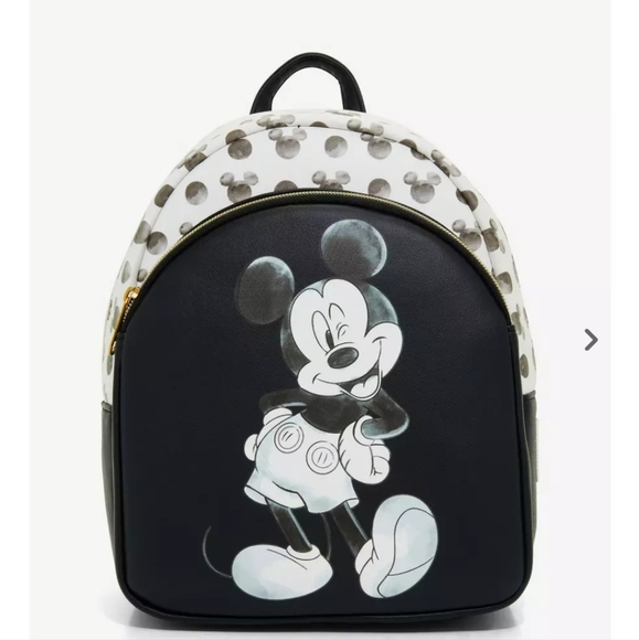 Loungefly Disney Mickey Mouse Black & White Icon Cardholde - Picture 3 of 6